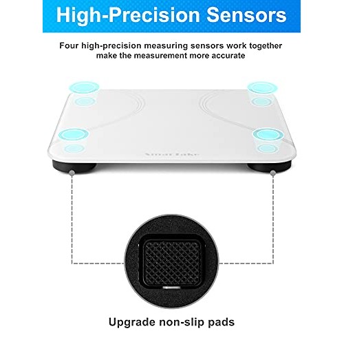 SMARTAKE Weight Scale, Precision Body Bathroom Scale, Digital Electronic Scal...