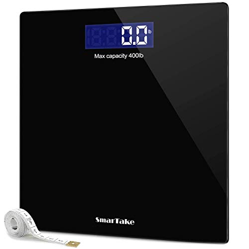Weight Scale, SmarTake Precision Digital Body Bathroom Scale with Step-On Tec...