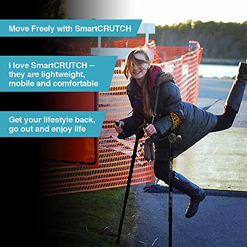 smartCRUTCH Performance Nature Series Custom Forearm Crutch with Premium Spri...