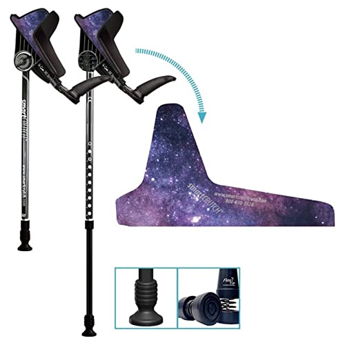 smartCRUTCH Performance Nature Series Custom Forearm Crutch with Premium Spri...