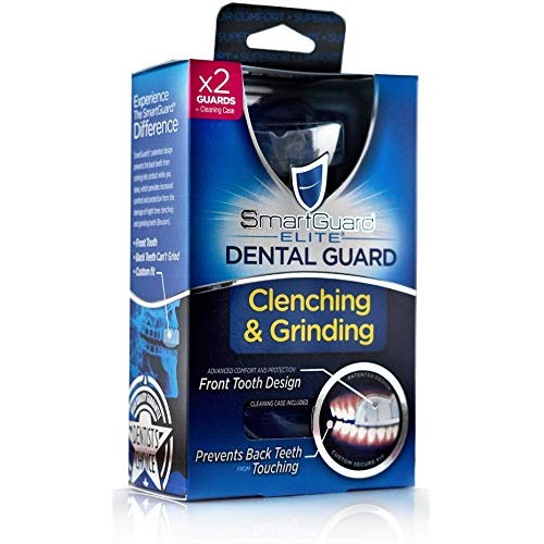 Dental Guard SMARTGUARD ELITE (2 Guards 1 Travel case) Front tooth Custom Ant...
