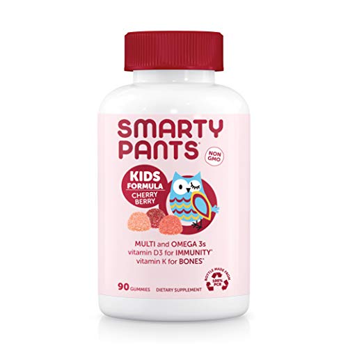 SmartyPants Kids Formula Cherry Berry Daily Gummy Vitamins: Gluten Free, Mult...