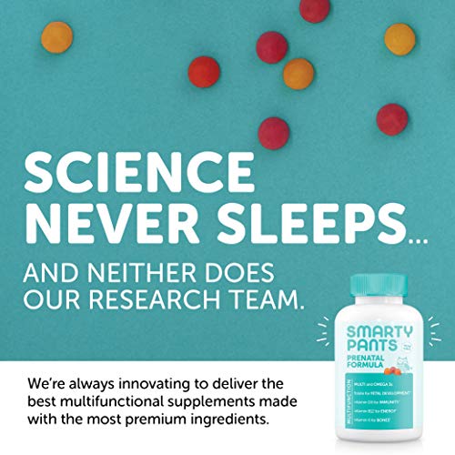 SmartyPants Prenatal Formula Daily Gummy Multivitamin: Vitamin C, D3, & Zinc ...