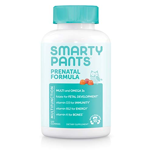 SmartyPants Prenatal Formula Daily Gummy Multivitamin: Vitamin C, D3, & Zinc ...