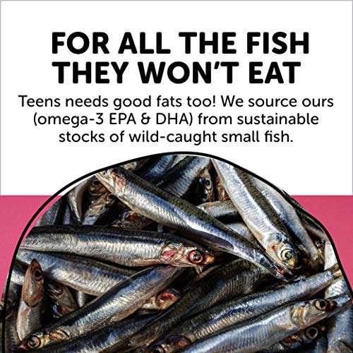 SmartyPants Teen Girl Formula, Daily Multivitamin Gummies: Vitamins C, B12, K...