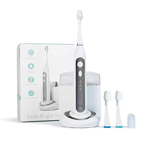 Smile Bright Store Platinum Electronic Sonic Toothbrush with UV Antibacterial...