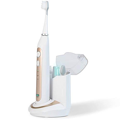 Smile Bright Store Platinum Electronic Sonic Toothbrush with UV Sanitizing Ch...