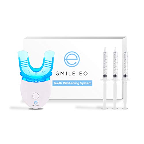 Smile EO Teeth Whitening Kit With LED Blue Light Accelerator, Whitening Gel S...