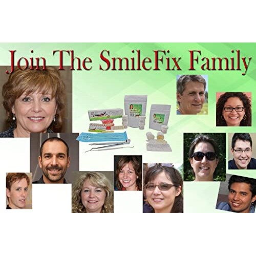 SmileFix Color Matching Deluxe Dental Repair Kit - Missing or broken tooth. G...