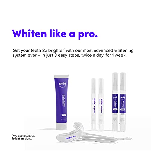 SmileDirectClub Pro Teeth Whitening Gel System with LED Light - 4 Pack Pens a...