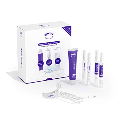 SmileDirectClub Pro Teeth Whitening Gel System with LED Light - 4 Pack Pens a...