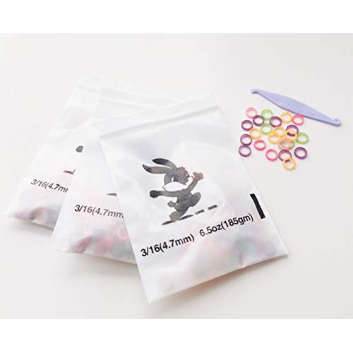 300 Pcs SmileTech Dental Teeth Gaps 6.5 OZ Heavy Neon 3/16 Dental Colored Tee...
