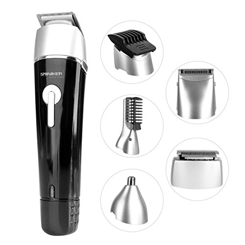 Sminiker Professional 5 in 1 Multi-functional Waterproof Man's Grooming Kit H...