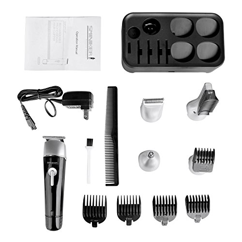 Sminiker Professional 5 in 1 Multi-functional Waterproof Man's Grooming Kit H...