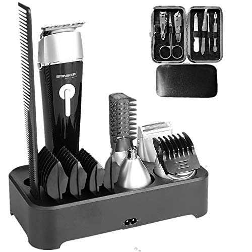 Sminiker Professional 5 in 1 Multi-functional Waterproof Man's Grooming Kit H...