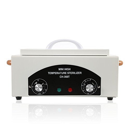High Temperature Metal Tool Cleaning Box, 110V 300W 1.5L with Timer Manicure ...