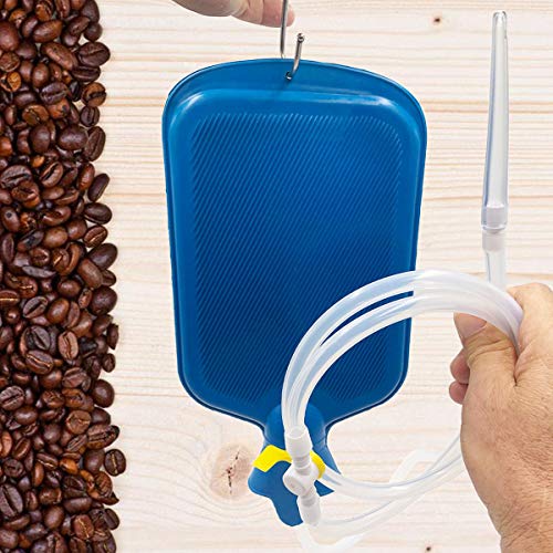 Smokitcen Enema Kit – 2L Enema Bag– 5.0ft. Long Silicone Hose – 5 Multi-Size ...