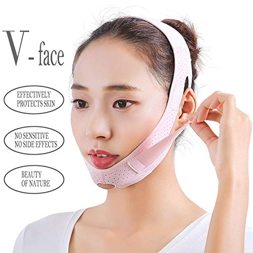 Face Lifting Belt, Double Chin Reducer, Facial Intense Lifting Slim Belt Doub...