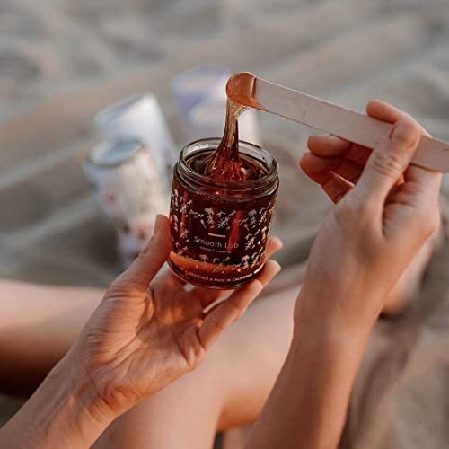 Smooth Lab, Sugar Wax Hair Removal Kit - Sugar Waxing Kit for Sensitive Skin ...