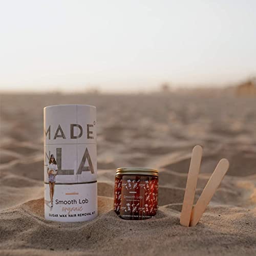 Smooth Lab, Sugar Wax Hair Removal Kit - Sugar Waxing Kit for Sensitive Skin ...