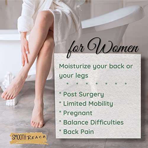 Lotion Applicator for Back Legs and Body; Roller Sponge Brush Long Handle Rea...