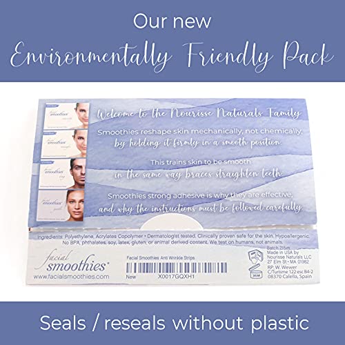 Facial Smoothies Wrinkle Remover Strips - rapid anti-wrinkle treatment - 150"...