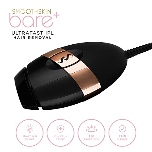 SmoothSkin Bare Plus Ultrafast IPL Laser Permanent Hair Removal for Women & M...