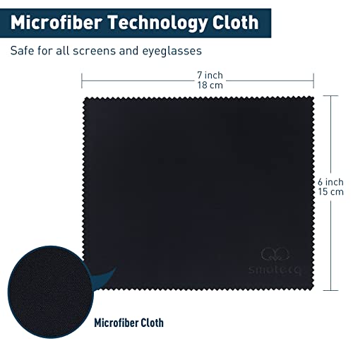 12 Pack Assorted Colors Microfiber Cleaning Cloths - Cleans Lenses, Glasses, ...