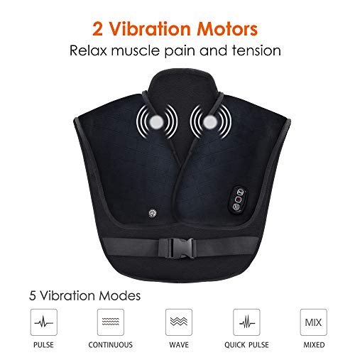 Heating Pad for Neck and Shoulders, Heating Pad for Back Pain Relief, 2 Heat ...