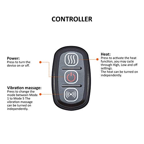 Heating Pad for Neck and Shoulders, Heating Pad for Back Pain Relief, 2 Heat ...