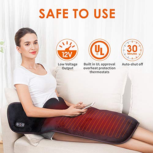 Snailax Heating Pads for Neck and Shoulders-Large Heat Wrap with Fast Heating...