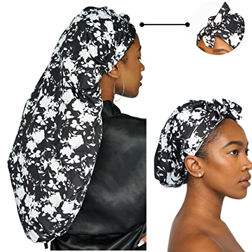 Shower Cap (Black and White)
