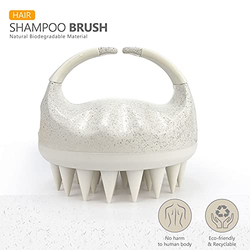 Hair Scalp Massager Shampoo Brush, Sndyi Soft Silicone Scalp Brush for Hair W...