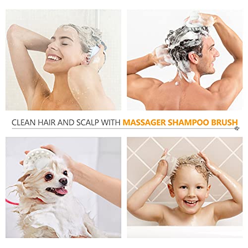 Hair Scalp Massager Shampoo Brush, Sndyi Soft Silicone Scalp Brush for Hair W...