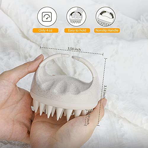 Hair Scalp Massager Shampoo Brush, Sndyi Soft Silicone Scalp Brush for Hair W...