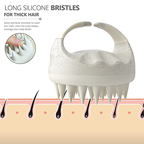 Hair Scalp Massager Shampoo Brush, Sndyi Soft Silicone Scalp Brush for Hair W...