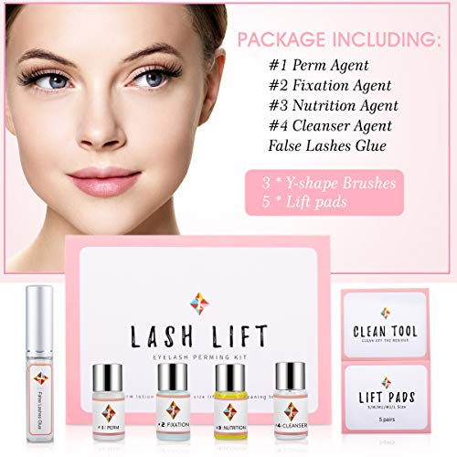 Lash Lift Kit, Eyelash Perm Kit Lash Extensions Curling Suitable for Makeup S...