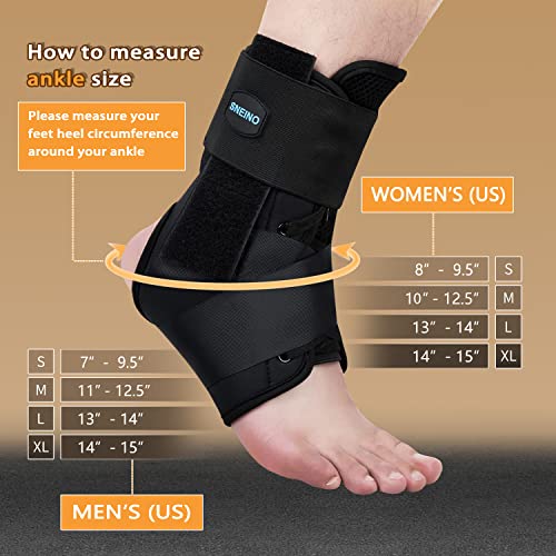 SNEINO Ankle Brace for Women & Men - Ankle Brace for Sprained Ankle, Ankle Su...