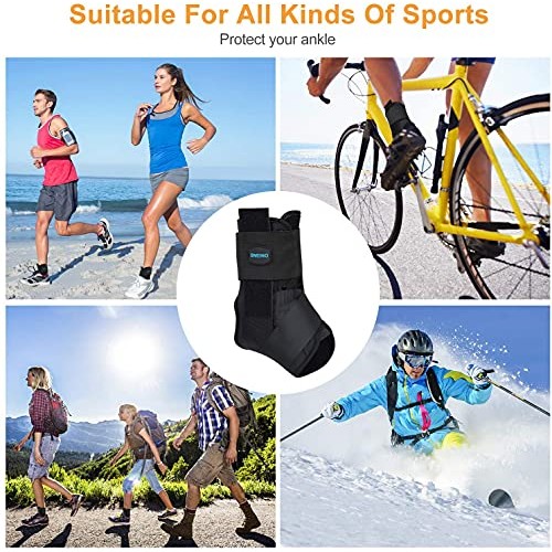 SNEINO Ankle Brace for Women & Men - Ankle Brace for Sprained Ankle, Ankle Su...