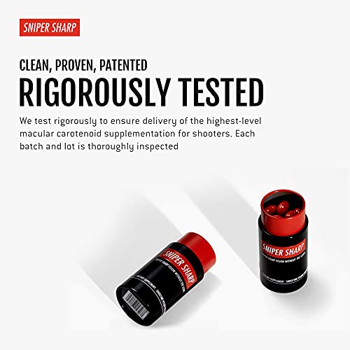 Sniper Sharp Eye Vitamin Supplement with Lutein, Zeaxanthin, and Meso-Zeaxant...