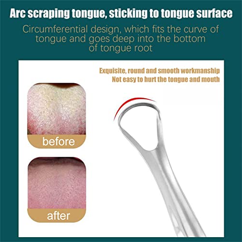 Tongue Scraper, Fresher Breath in Seconds, 100% BPA Free, Reduce Bad Breath, ...