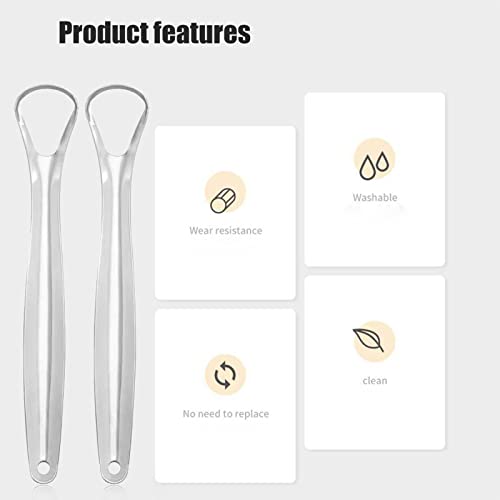 Tongue Scraper, Fresher Breath in Seconds, 100% BPA Free, Reduce Bad Breath, ...