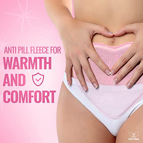 Love Ease Heart Shaped Microwavable Period Heating Pad for Cramps, Menstrual ...