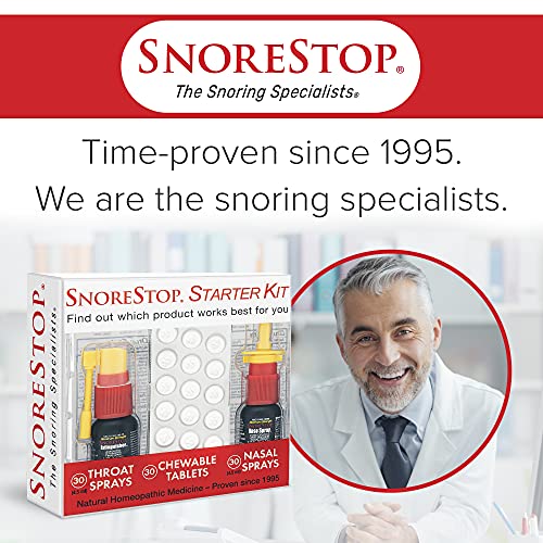Snore Stop Snoring Solution Starter Kit, Natural Anti-Snoring Aid, Snoring Re...