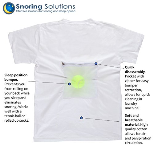 Stop Snoring T-Shirt - Snore Stopper - Most Comfortable Snoring Aid. Health E...