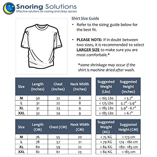 Stop Snoring T-Shirt - Snore Stopper - Most Comfortable Snoring Aid. Health E...