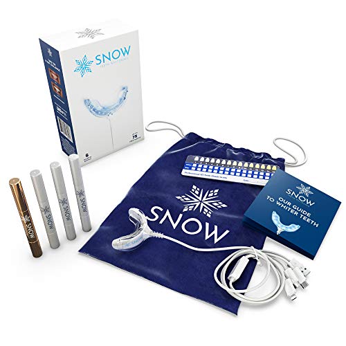 SNOW Teeth Whitening Kit with LED Light | Complete at Home Whitening System -...