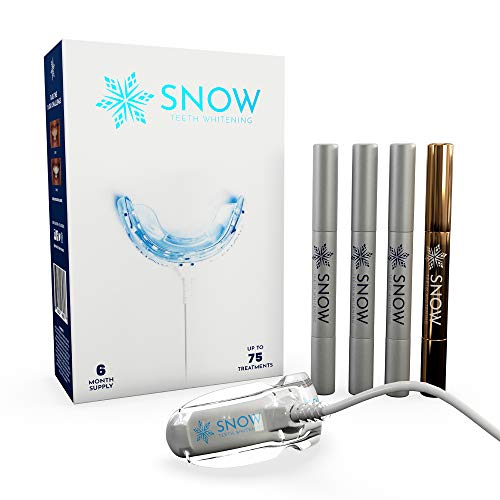 SNOW Teeth Whitening Kit with LED Light | Complete at Home Whitening System -...