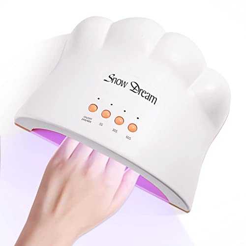 UV LED Nail Lamp, SnowDream 24/48W Convertible Gel Nail Light Curing Lamp Nai...