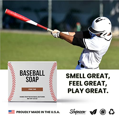 Premium Pine Tar Bar Soap - After Training Hygiene - All Natural Germ Protect...
